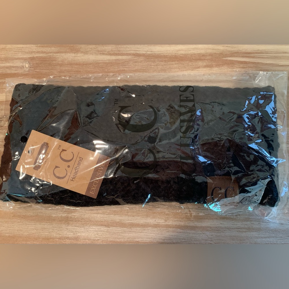 C.C. Black headband